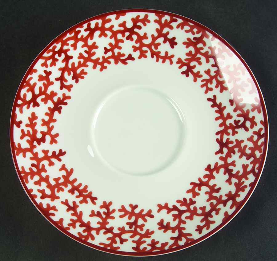 Atoll Coral Saucer for Breakfast Cup by Charles Field Haviland-1