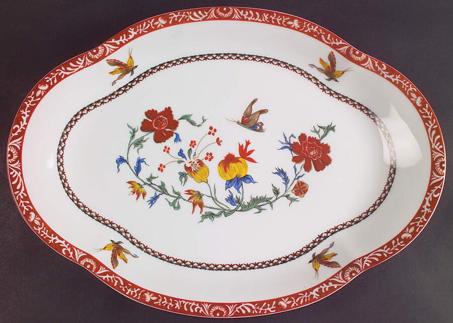Bangkok (Lafayette) 16" Oval Serving Platter by Charles Field Haviland-1