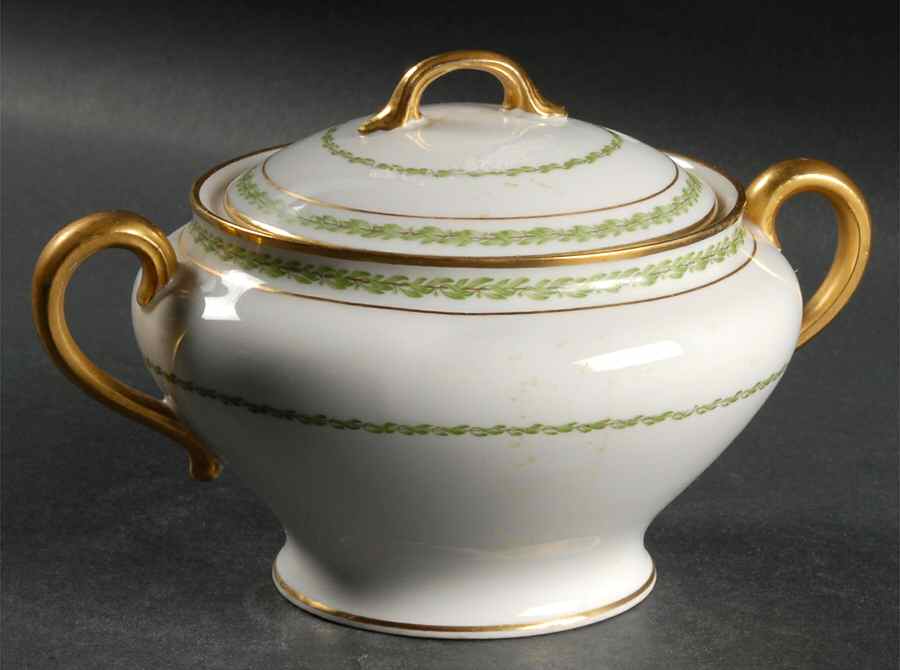 Castiglione Sugar Bowl & Lid by Charles Field Haviland-1