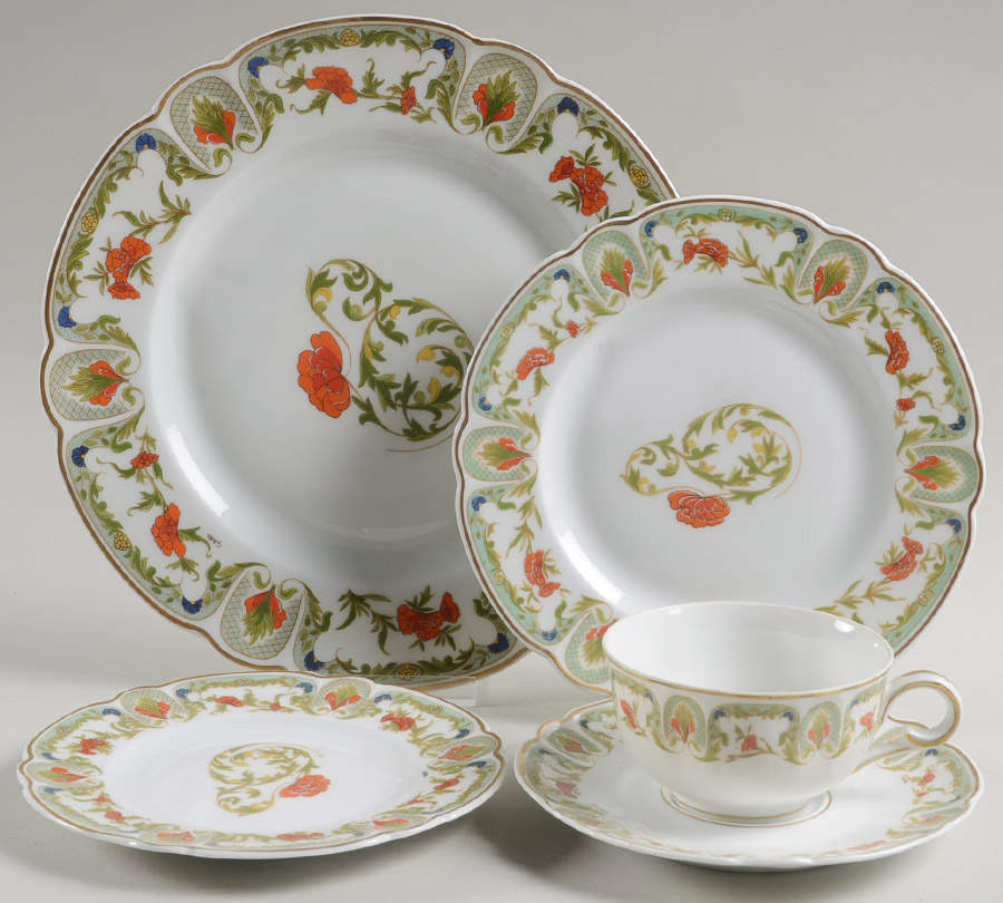 Chantoung 5 Piece Place Setting by Charles Field Haviland-1