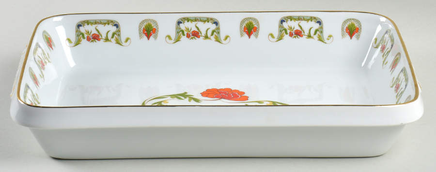 Chantoung 13"  Rectangular Baker by Charles Field Haviland-1