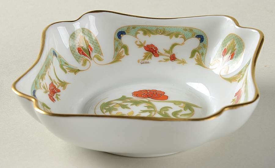 Chantoung Small Square Sweet Meat Dish by Charles Field Haviland-1