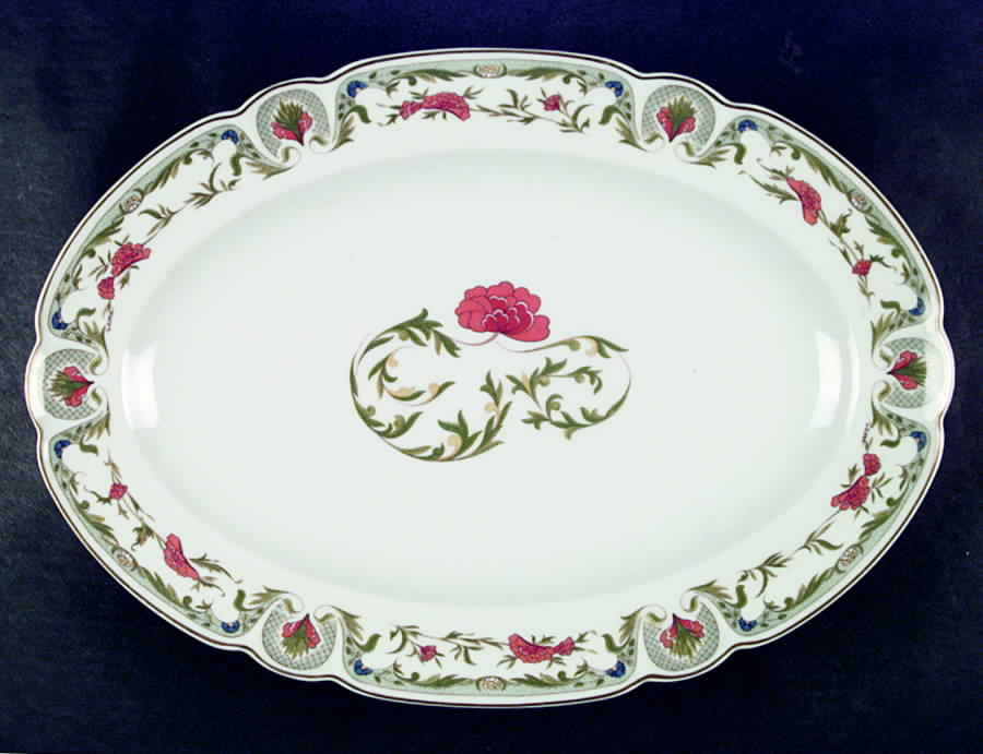Chantoung 17" Oval Serving Platter by Charles Field Haviland-1