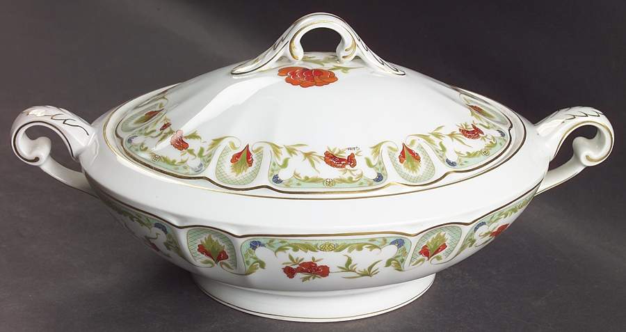 Chantoung Oval Covered Vegetable by Charles Field Haviland-1