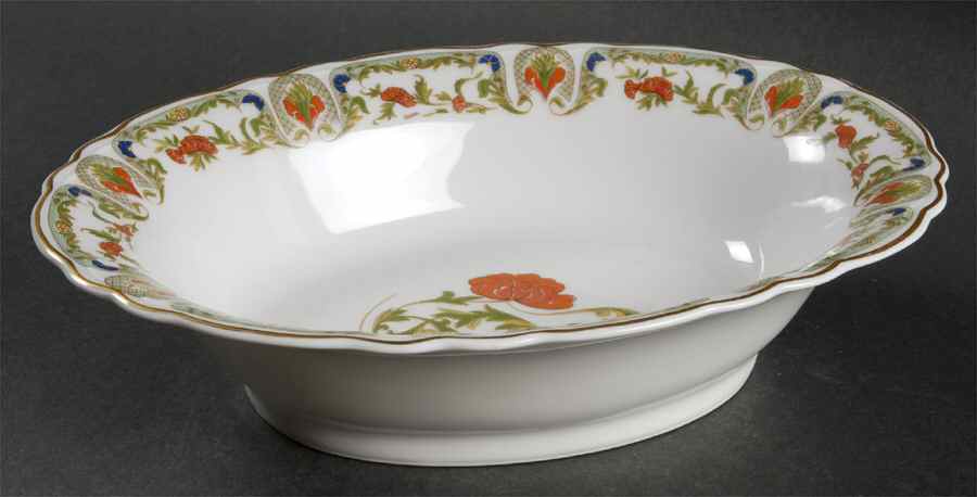 Chantoung 9" Oval Vegetable Bowl by Charles Field Haviland-1