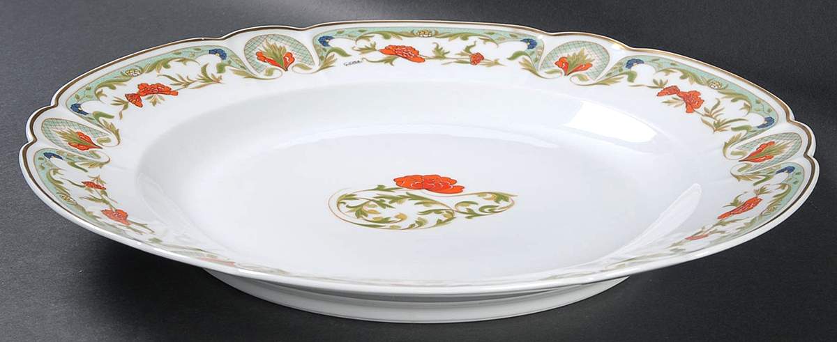 Chantoung Deep Round Platter by Charles Field Haviland-1