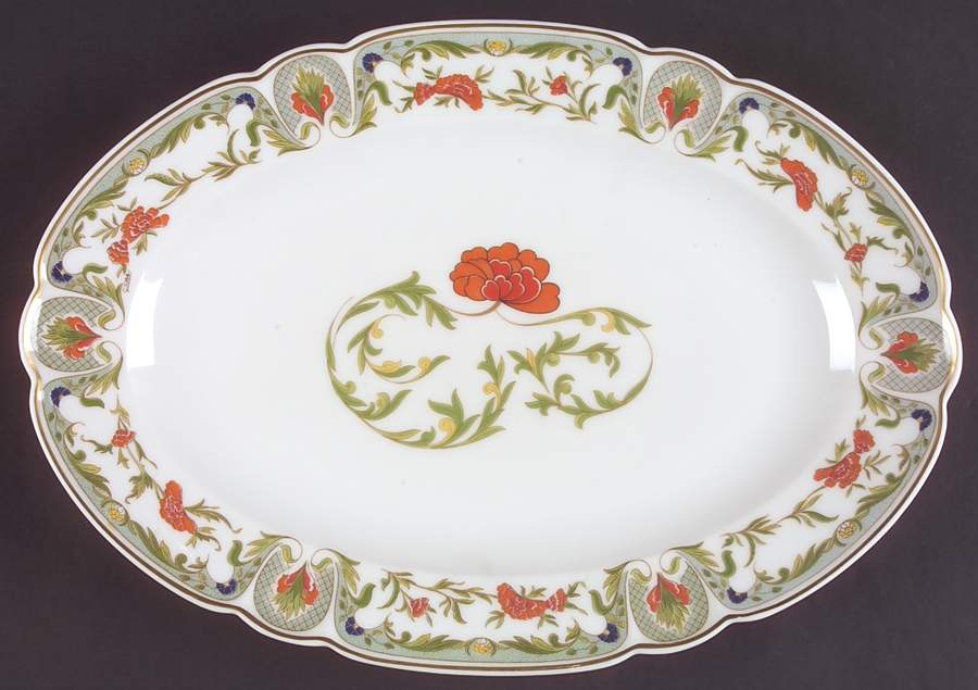 Chantoung 14" Oval Serving Platter by Charles Field Haviland-1