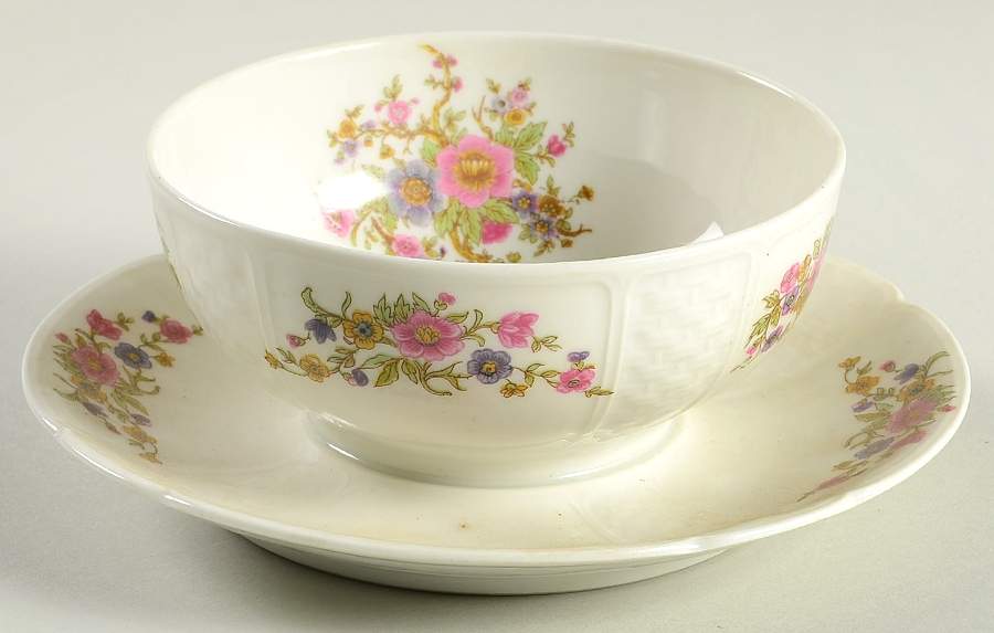 CHF1 Gravy Boat with Attached Underplate by Charles Field Haviland-1