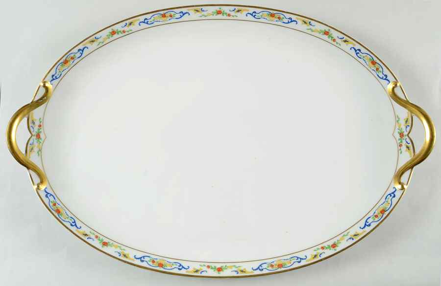 CHF102 19" Oval Serving Platter by Charles Field Haviland-1
