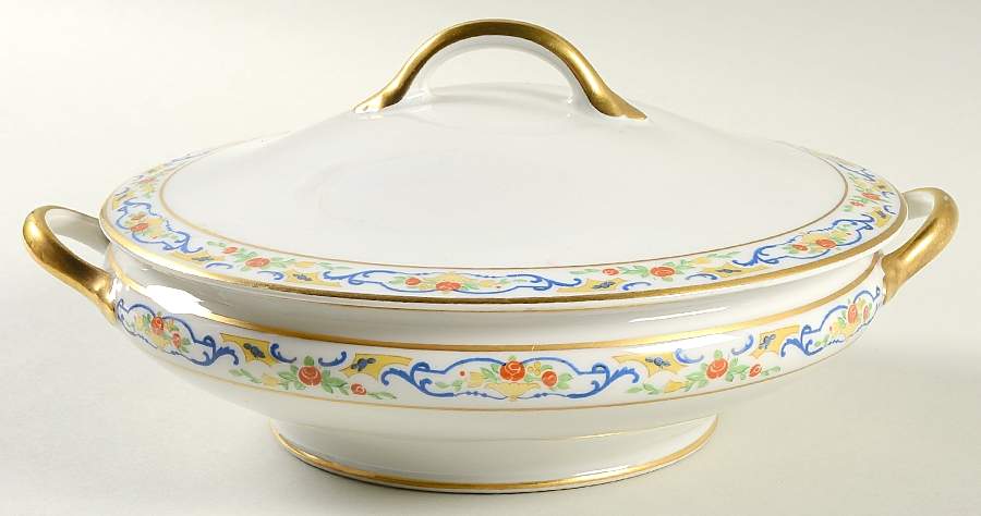 CHF102 Round Covered Vegetable by Charles Field Haviland-1