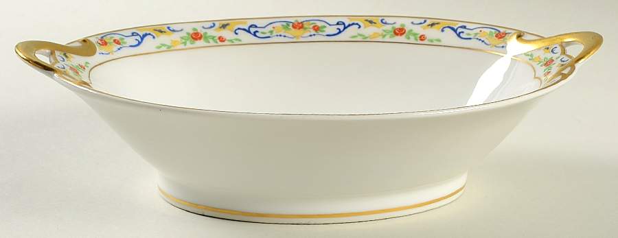 CHF102 10" Oval Vegetable Bowl by Charles Field Haviland-1