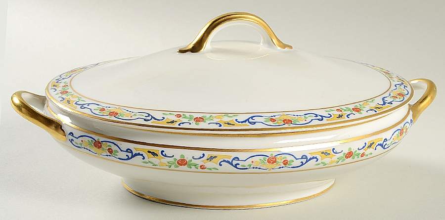 CHF102 Oval Covered Vegetable by Charles Field Haviland-1