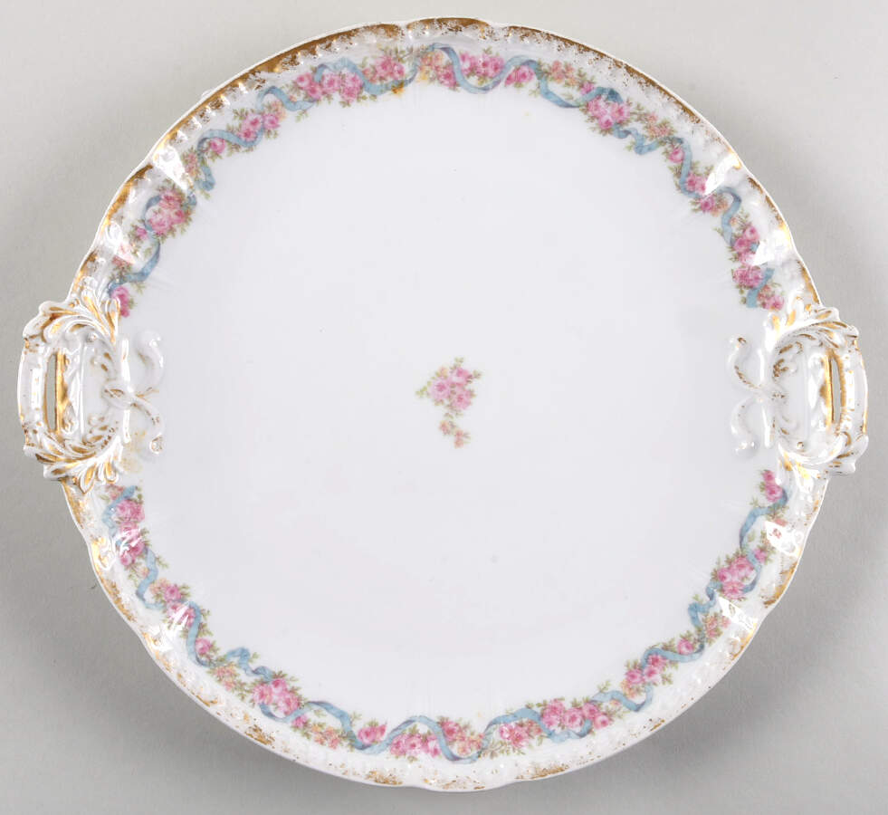 CHF108 Handled Cake Plate by Charles Field Haviland-1