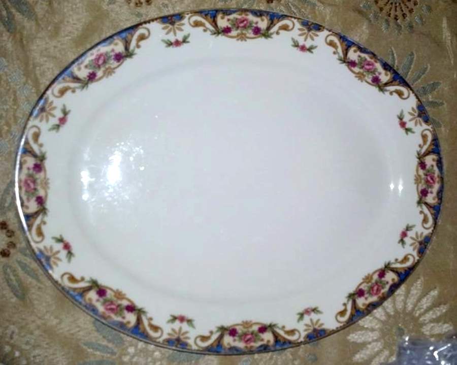 CHF110 14" Oval Serving Platter by Charles Field Haviland-1