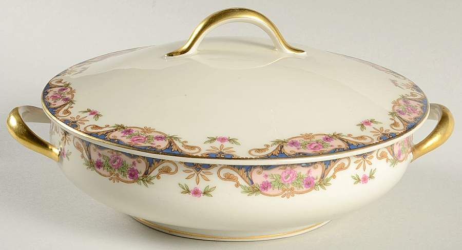 CHF110 Round Covered Vegetable by Charles Field Haviland-1