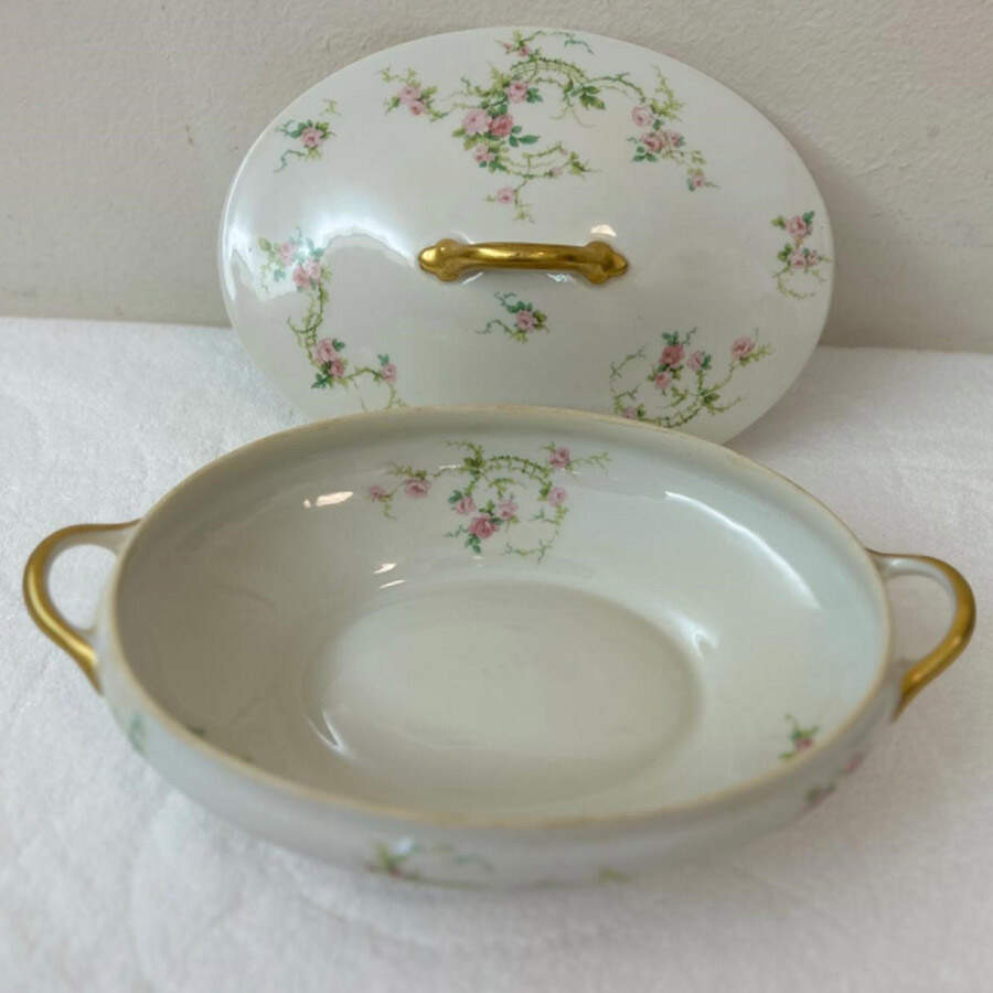 CHF122 Oval Tureen & Lid by Charles Field Haviland-1