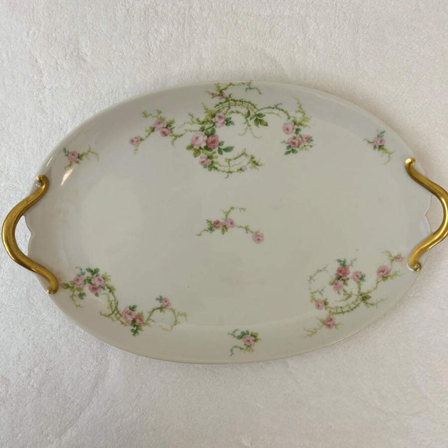 CHF122 11" Oval Serving Platter by Charles Field Haviland-1