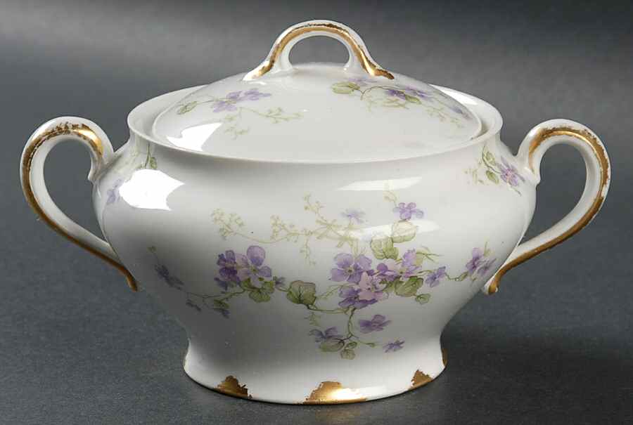 CHF130 Sugar Bowl & Lid by Charles Field Haviland-1