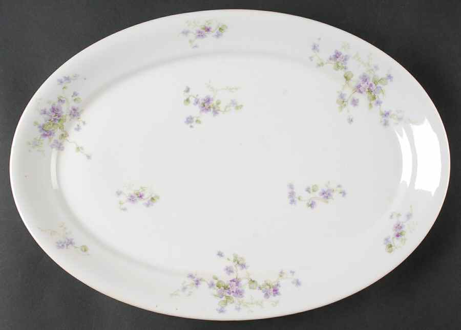 CHF130 15" Oval Serving Platter by Charles Field Haviland-1