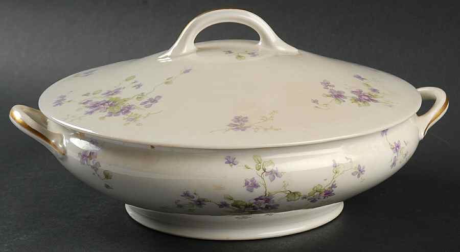 CHF130 Round Covered Vegetable by Charles Field Haviland-1