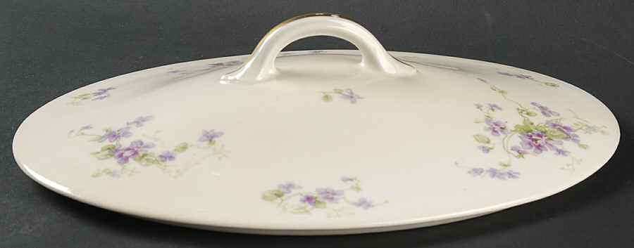 CHF130 Lid for Oval Vegetable by Charles Field Haviland-1