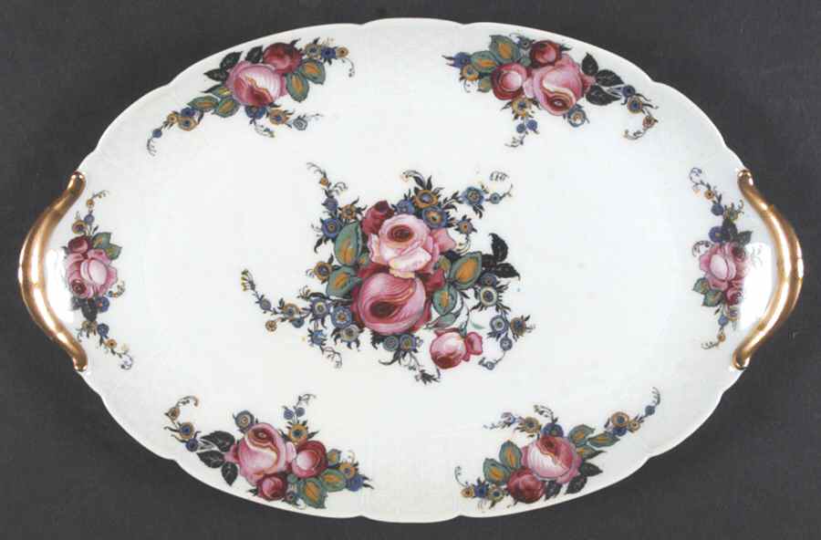CHF131 12" Oval Serving Platter by Charles Field Haviland-1