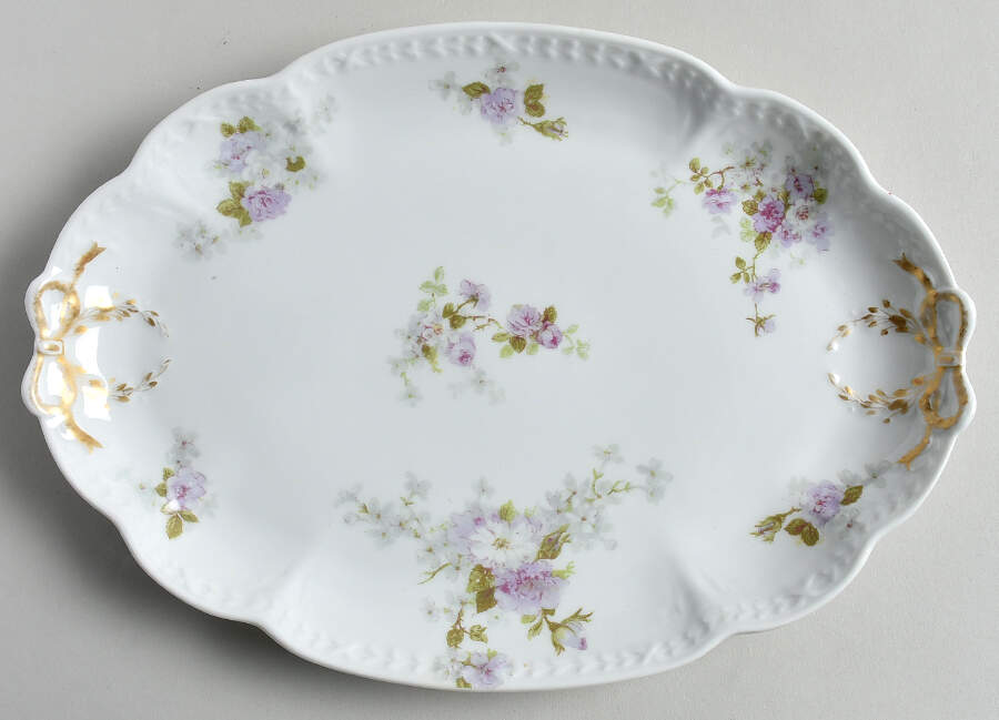CHF138 11" Oval Serving Platter by Charles Field Haviland-1
