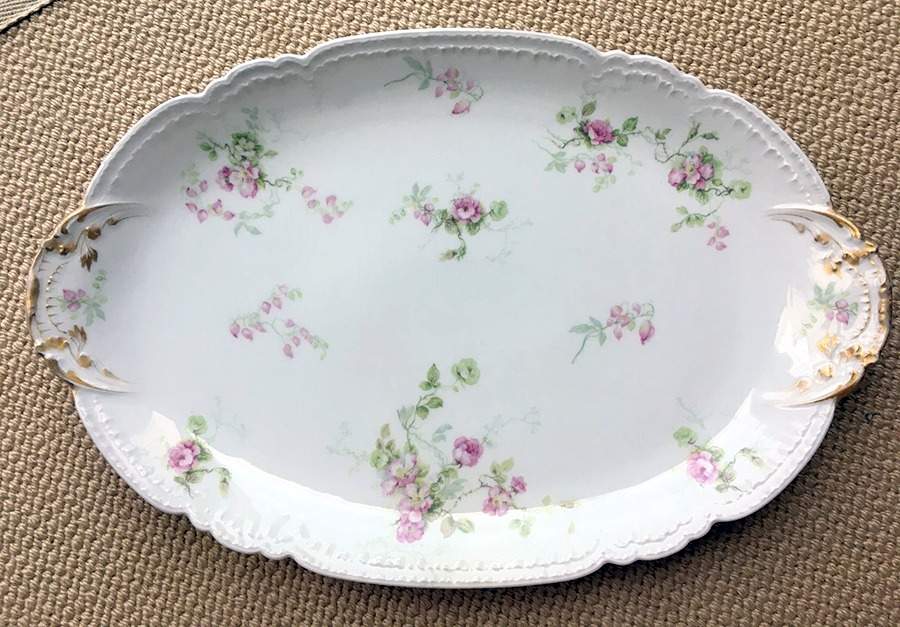 CHF148 14" Oval Serving Platter by Charles Field Haviland-1
