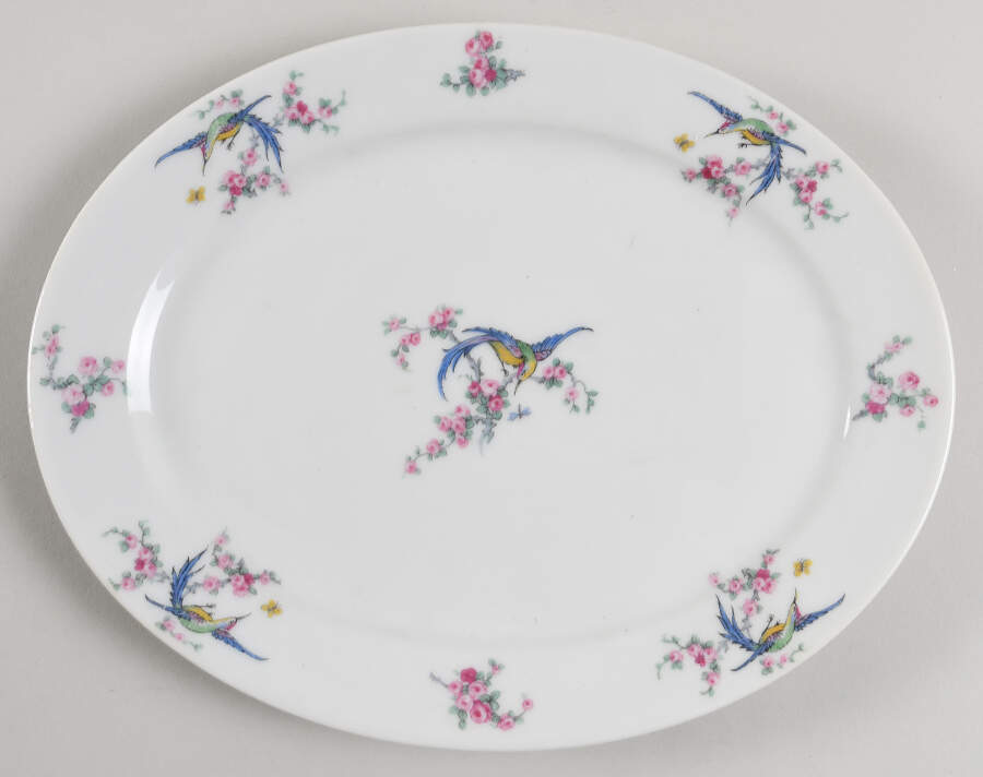 CHF155 11" Oval Serving Platter by Charles Field Haviland-1
