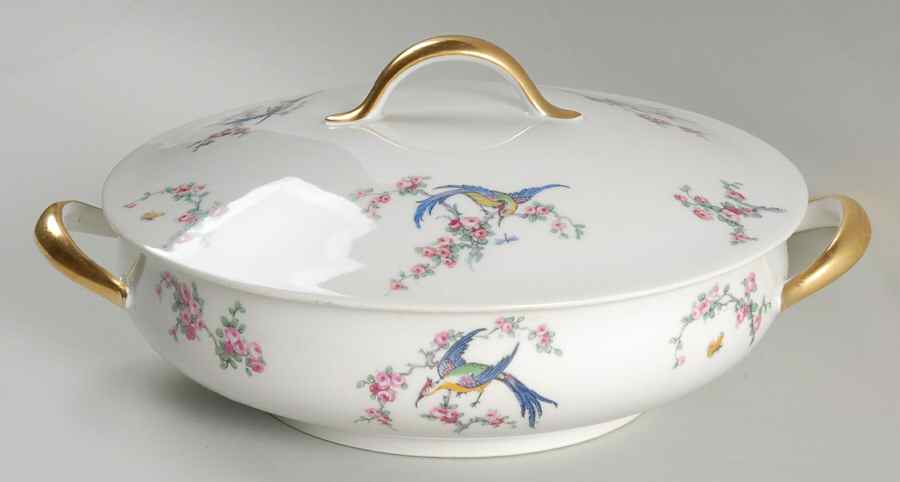 CHF155 Round Covered Vegetable by Charles Field Haviland-1