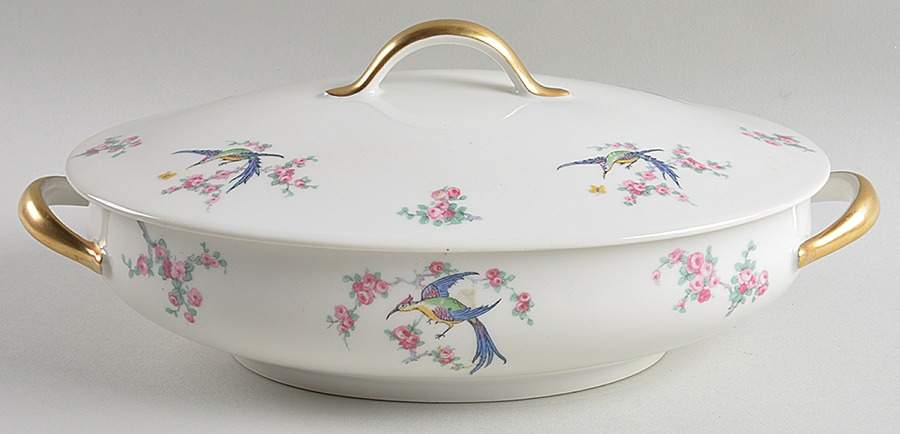 CHF155 Oval Covered Vegetable by Charles Field Haviland-1