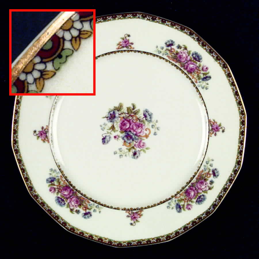 CHF177 Luncheon Plate by Charles Field Haviland-1