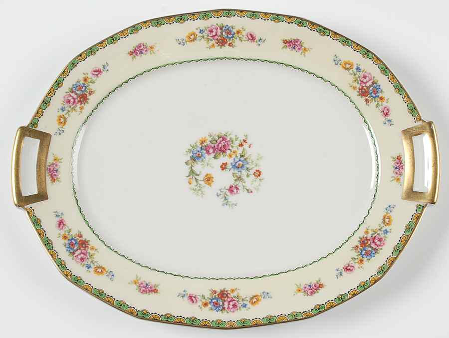 CHF18 11" Oval Serving Platter by Charles Field Haviland-1