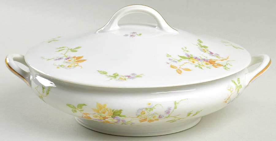 CHF19 Round Covered Vegetable by Charles Field Haviland-1