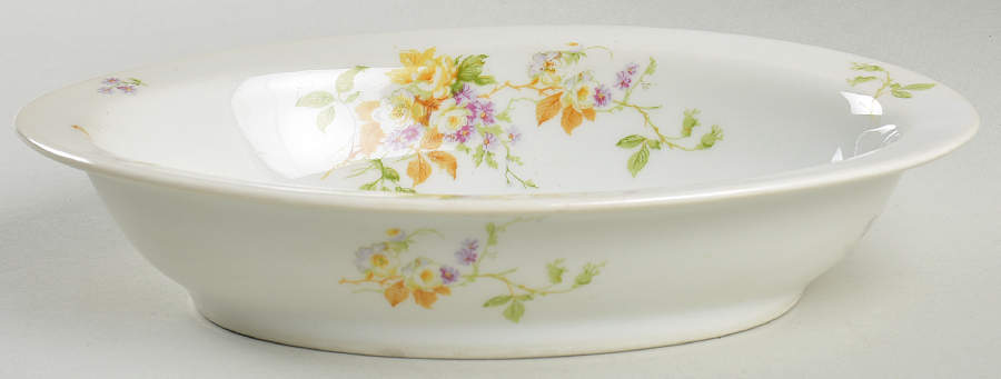 CHF19 10" Oval Vegetable Bowl by Charles Field Haviland-1
