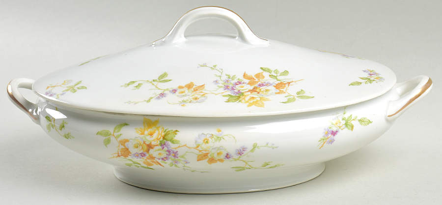 CHF19 Oval Covered Vegetable by Charles Field Haviland-1