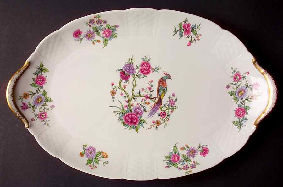 CHF2 12" Oval Serving Platter by Charles Field Haviland-1