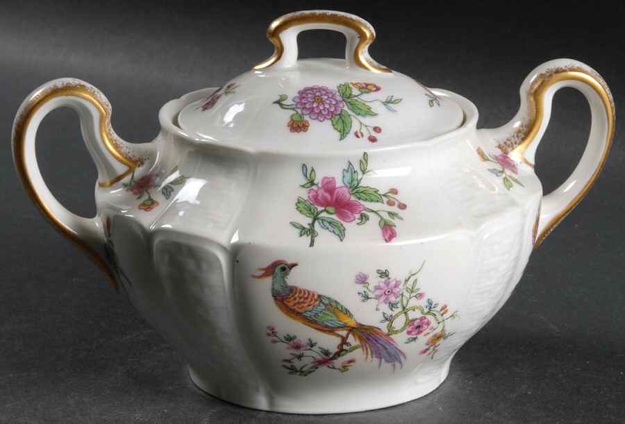CHF2 Sugar Bowl & Lid by Charles Field Haviland-1