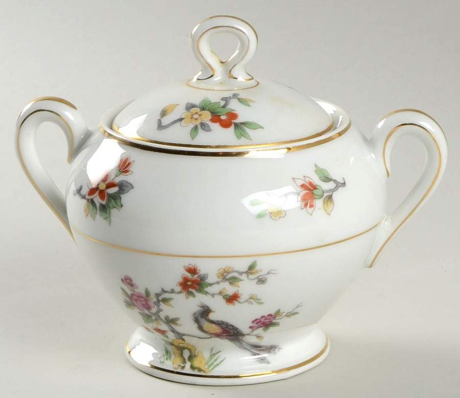 CHF22 (Verge) Sugar Bowl & Lid by Charles Field Haviland-1