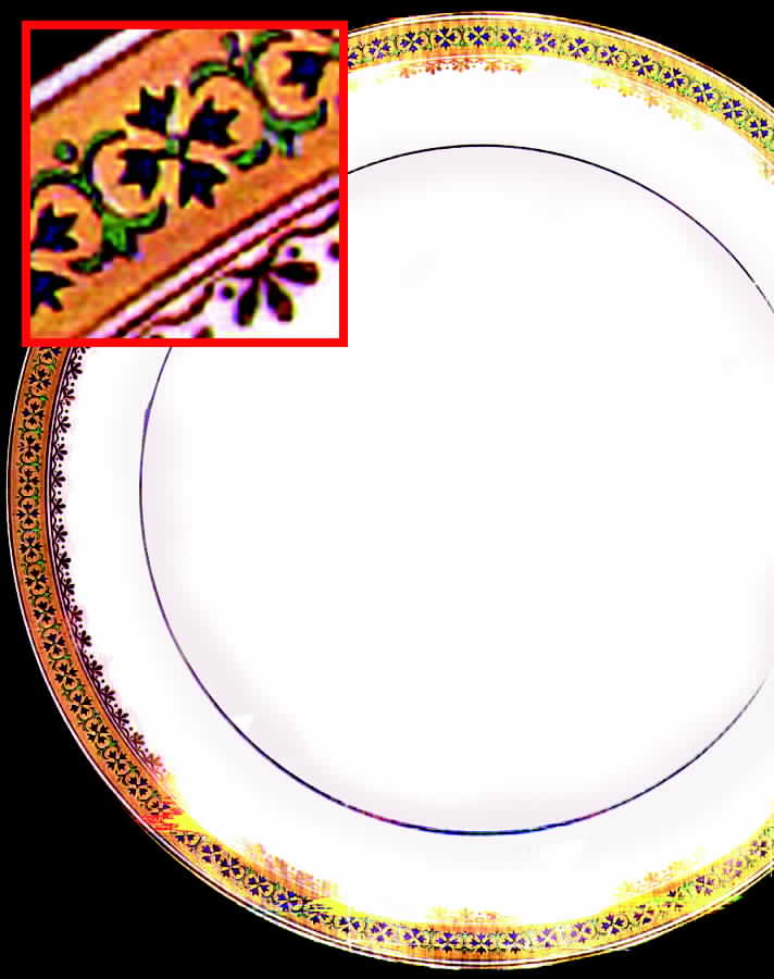 CHF234 Dinner Plate by Charles Field Haviland-1