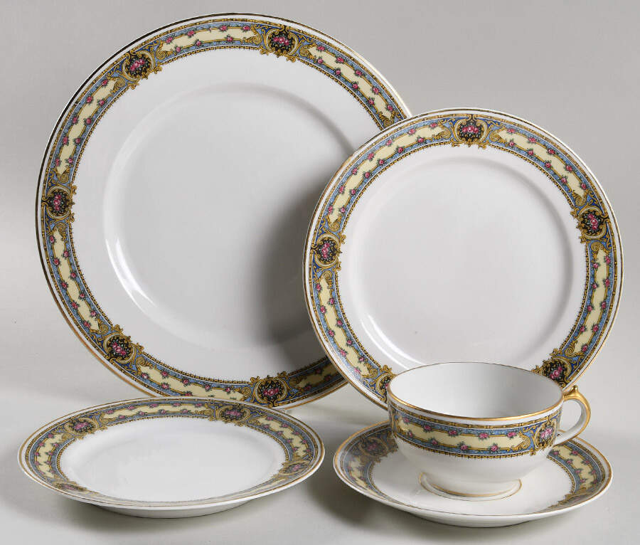 CHF245 5 Piece Place Setting by Charles Field Haviland-1