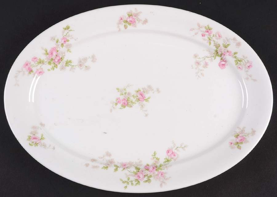 Head 82A 11" Oval Serving Platter by Charles Field Haviland-1