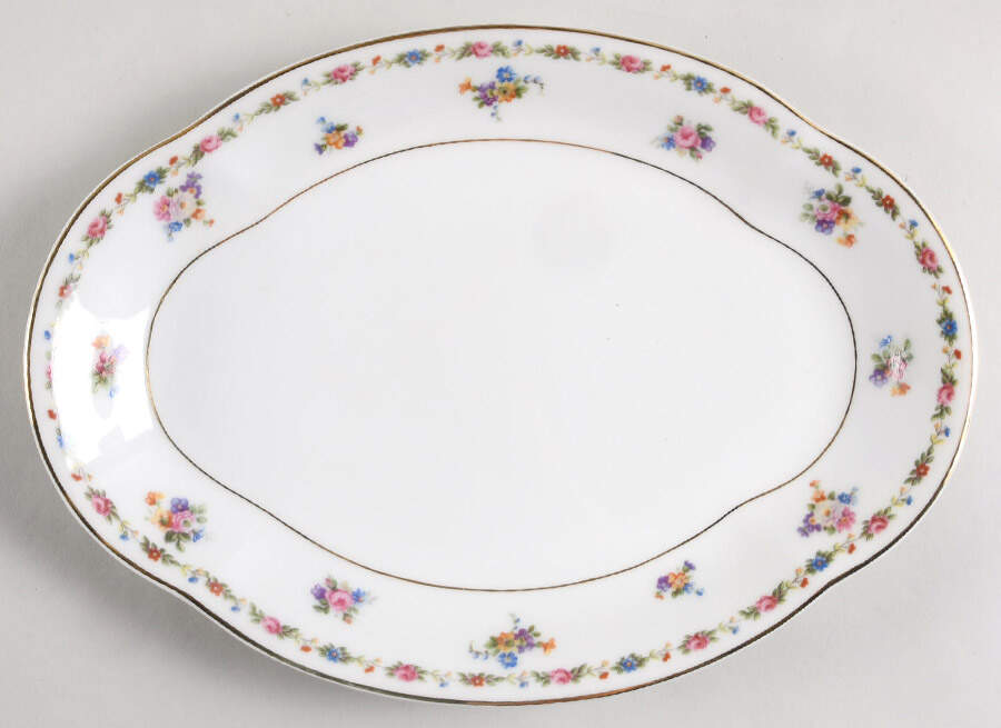 Riviera 12" Oval Serving Platter by Charles Field Haviland-1