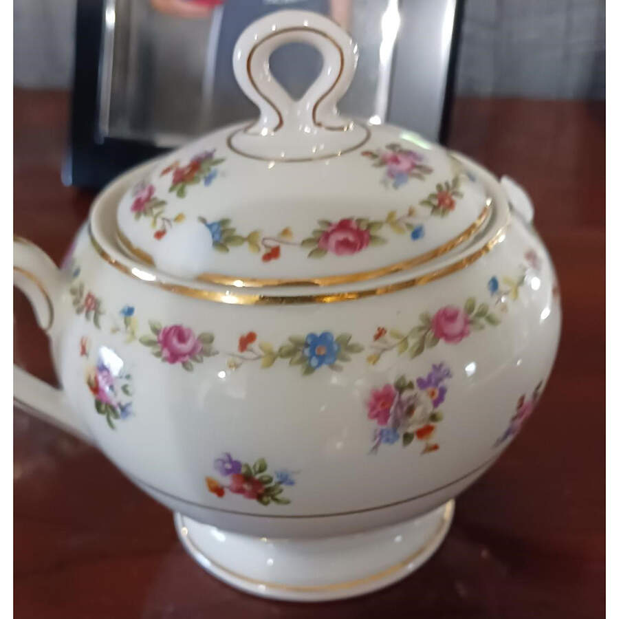Riviera Sugar Bowl & Lid by Charles Field Haviland-1