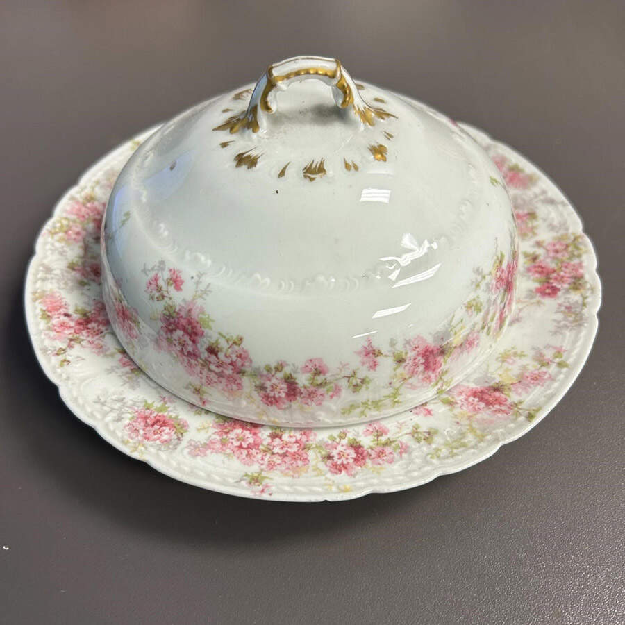 CHF258 Round Covered Butter by Charles Field Haviland-1