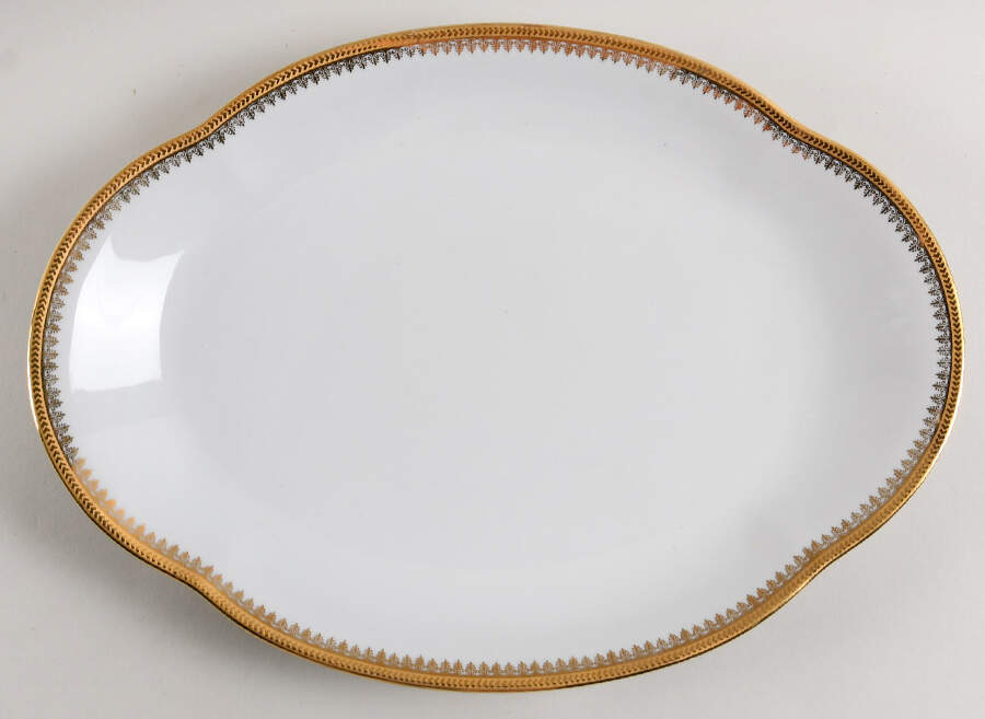 CHF272 14" Oval Serving Platter by Charles Field Haviland-1