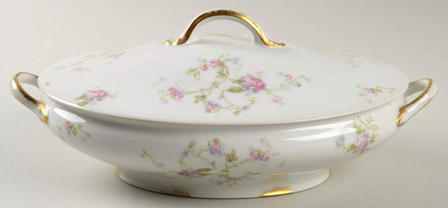CHF285 Oval Covered Vegetable by Charles Field Haviland-1
