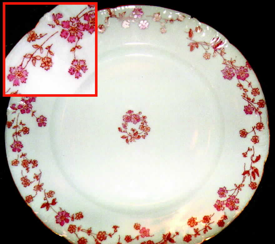 CHF308 Dinner Plate by Charles Field Haviland-1