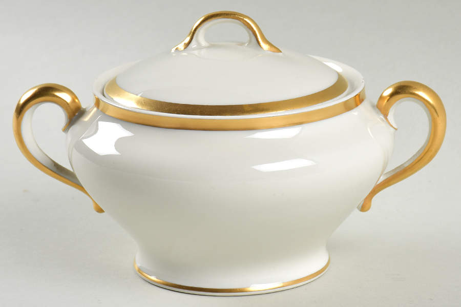 CHF48 Sugar Bowl & Lid by Charles Field Haviland-1