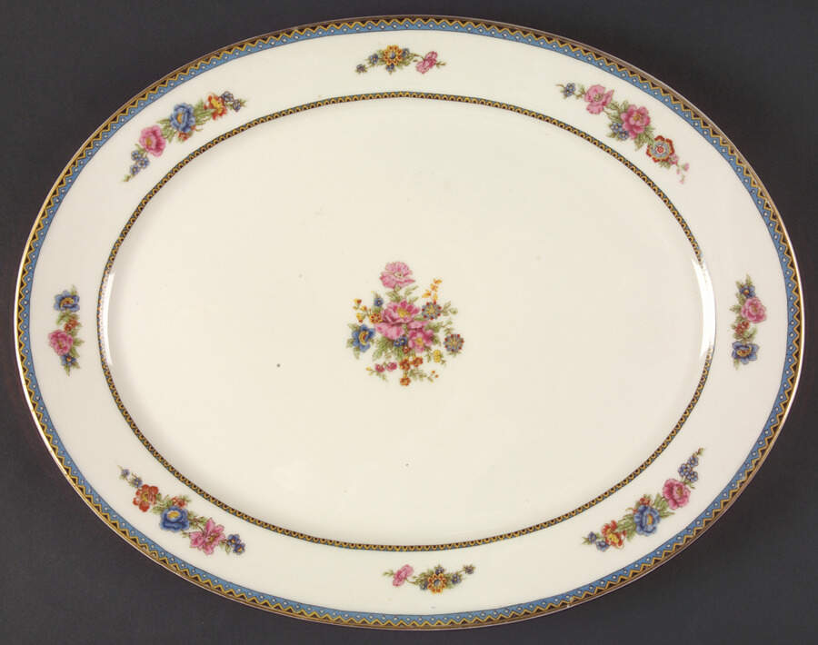 CHF5 13" Oval Serving Platter by Charles Field Haviland-1